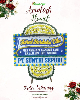 Papan Bunga Duka di Mekar Bersatu
