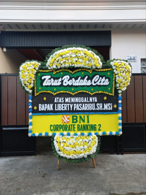 Papan Bunga Duka di Mekar Bersatu