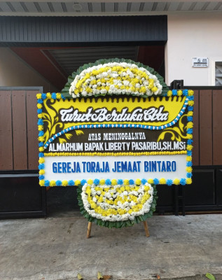 Papan Bunga Duka di Mekar Bersatu