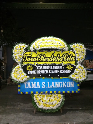 Papan Bunga Duka di Mekar Bersatu